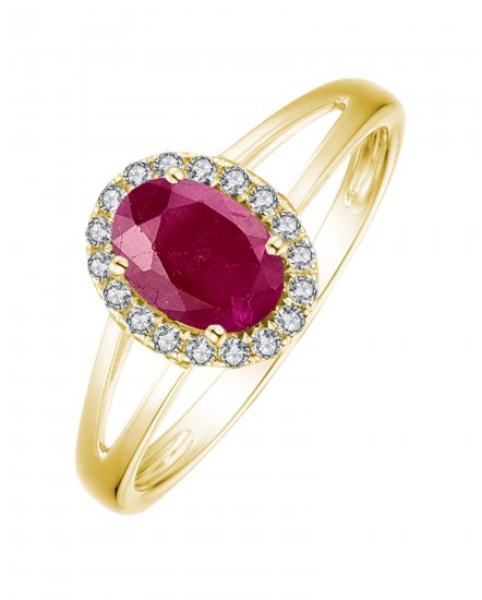 OVAL COLORED STONE DIAMOND RING (VR406)